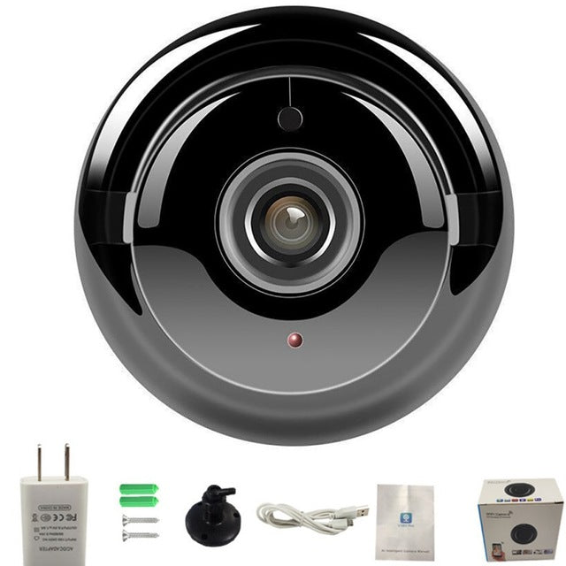 V380 Mini Wifi Camera 1080p IP Camera Wireless CCTV Infrared Night Vision Motion Detection 2-Way Audio Home Security Camcorders US Plug - Tophatter Daily Deals