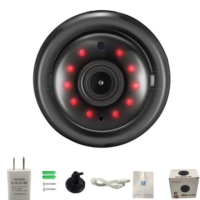 V380 Mini Wifi Camera 1080p IP Camera Wireless CCTV Infrared Night Vision Motion Detection 2-Way Audio Home Security Camcorders US Plug 3 - Tophatter Daily Deals