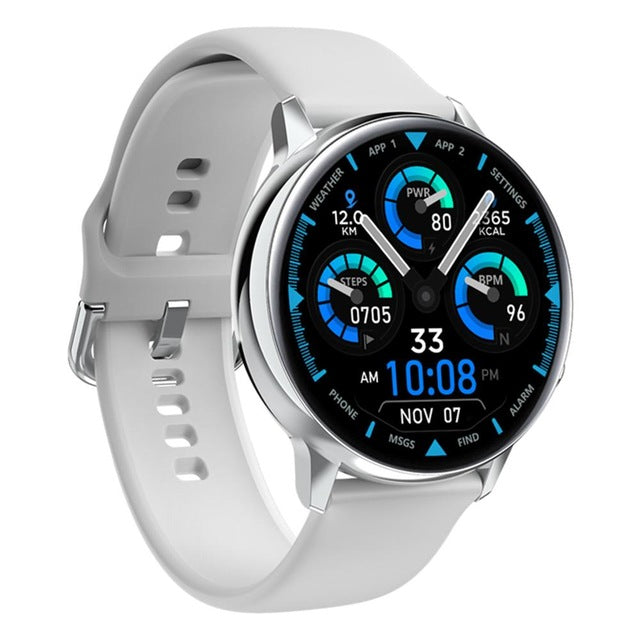 SG2 Plus Full Touch Amoled 390*390 HD Screen ECG Smart Watch Men Wireless Charing IP68 Waterproof Heart Rate BT 5.1 SmartWatch SG2 White - Tophatter Daily Deals