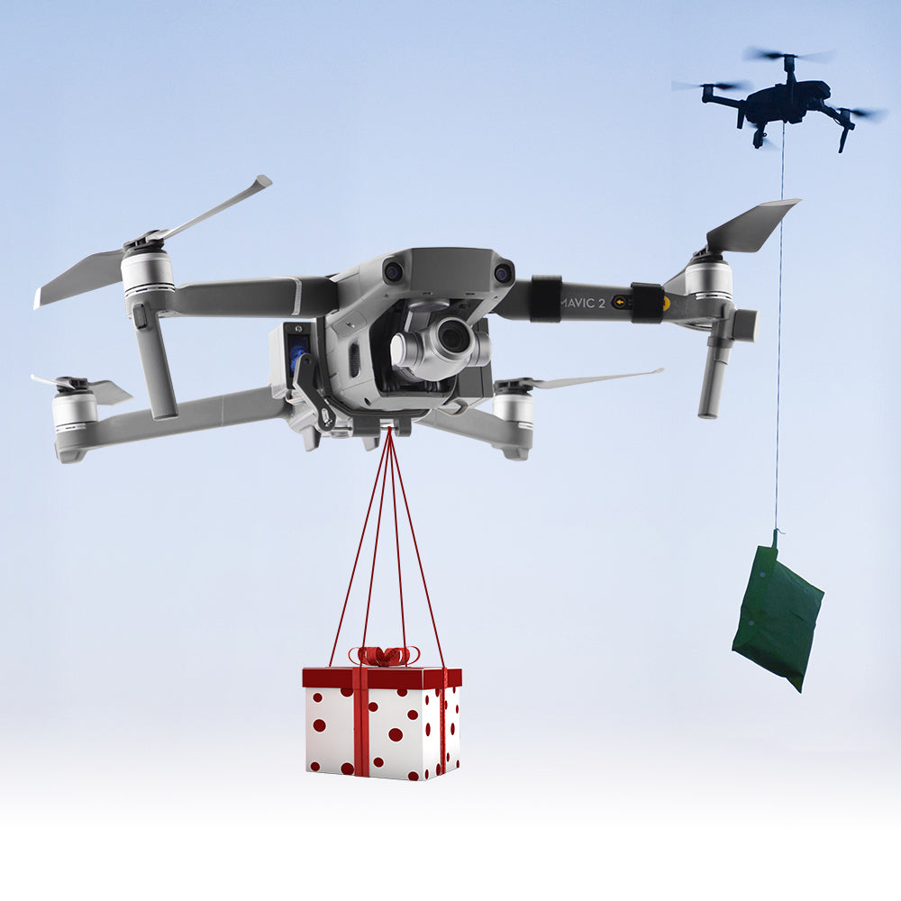 Airdrop Air Drop System for DJI Mavic 2 Pro Zoom Drone Fishing Bait Wedding Ring Gift Deliver Life Rescue Remote Throw Thrower - Tophatter Daily Deals