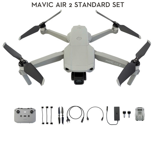 DJI Mavic Air 2 /Mavic Air 2 fly more combo drone with 4k camera 34-min Flight Time 10km 1080p Video Transmission Newest standard set - Tophatter Daily Deals
