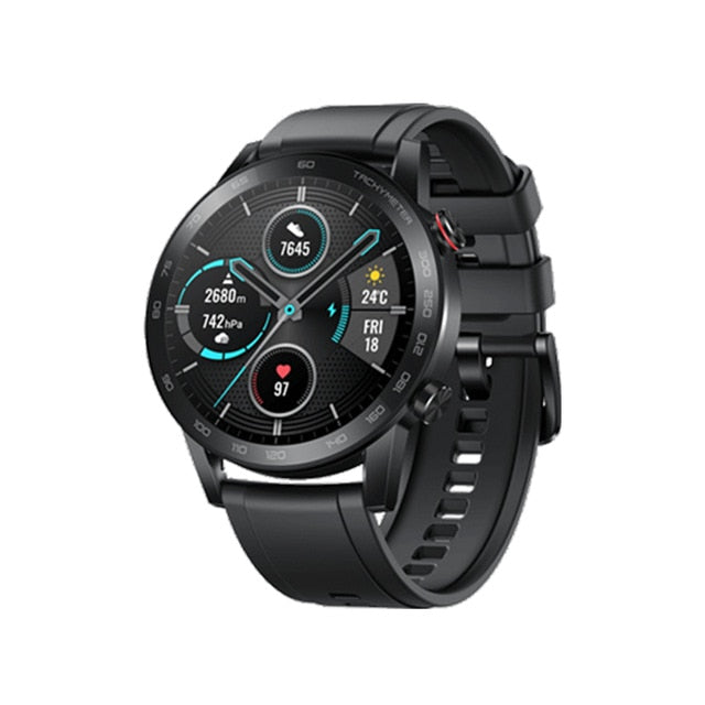 In Stock global Version Honor Magic Watch 2 Smart Watch Bluetooth 5.1 Smartwatch 14 days waterproof Sports for Android iOS 46mm Watch Black Spain - Tophatter Daily Deals