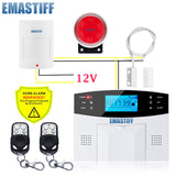 IOS Android APP Wired Wireless Home Security LCD PSTN WIFI GSM Alarm System Intercom Remote Control Autodial Siren Sensor Kit G2B Bundle G - Tophatter Daily Deals