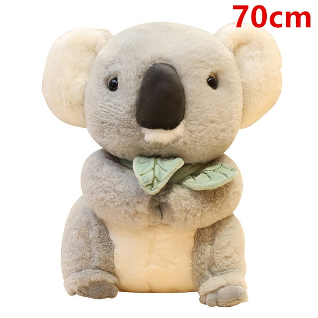 Giant Grey or White Koala Plush Toy Grey - 70cm Animals - Tophatter Daily Deals
