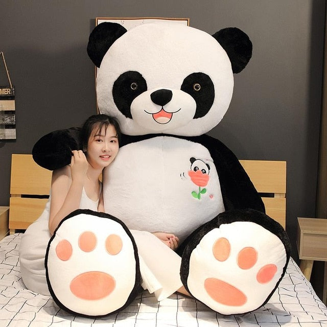 Cute Big Panda Plush Toy 100cm Animals - Tophatter Daily Deals