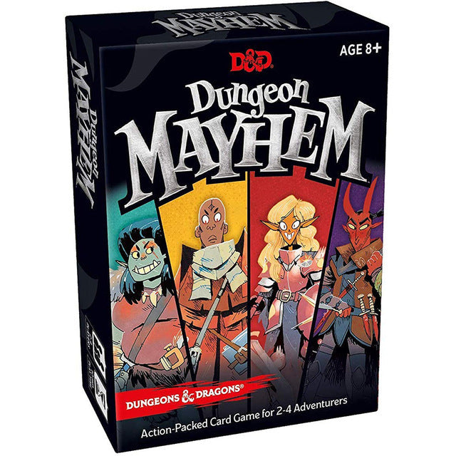 Dungeones Mayhem Dungeonsing Dragons Card Game120 Cards Toy Entertainment Party Family Friends Battle for Baldurs Gate Board Dungeon Mayhem - Tophatter Daily Deals