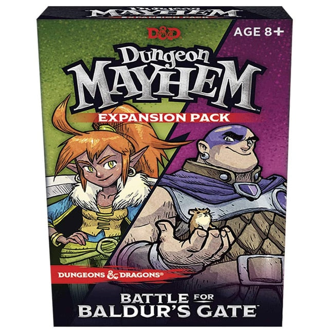Dungeones Mayhem Dungeonsing Dragons Card Game120 Cards Toy Entertainment Party Family Friends Battle for Baldurs Gate Board expansion - Tophatter Daily Deals