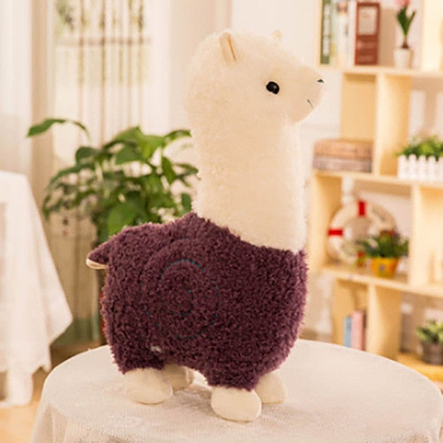 Alpaca Long Neck Plush Toy Purple Animals - Tophatter Daily Deals