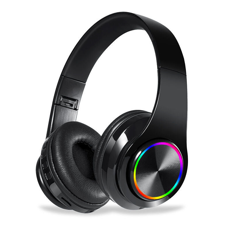 B39 Colorful Light Bluetooth 5.0 Headsets - Tophatter Daily Deals