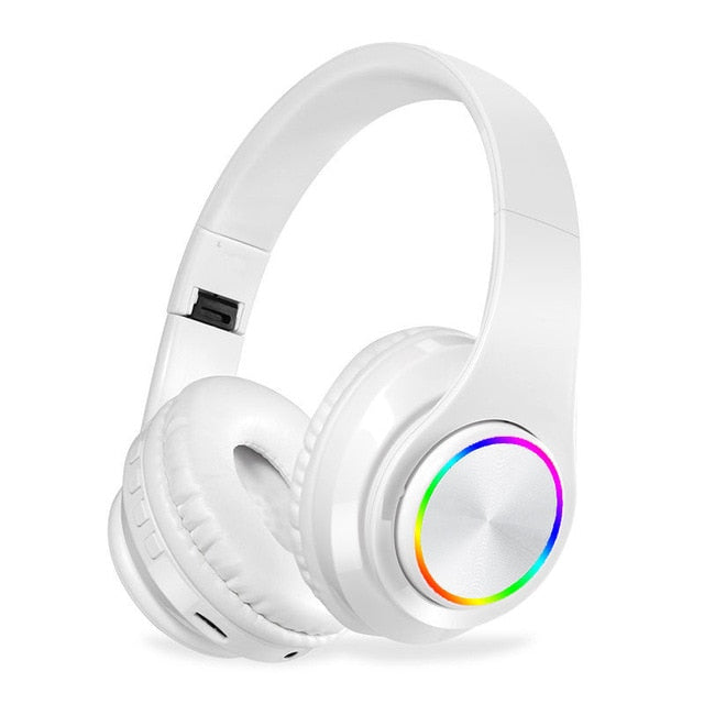 B39 Colorful Light Bluetooth 5.0 Headsets 01 - Tophatter Daily Deals
