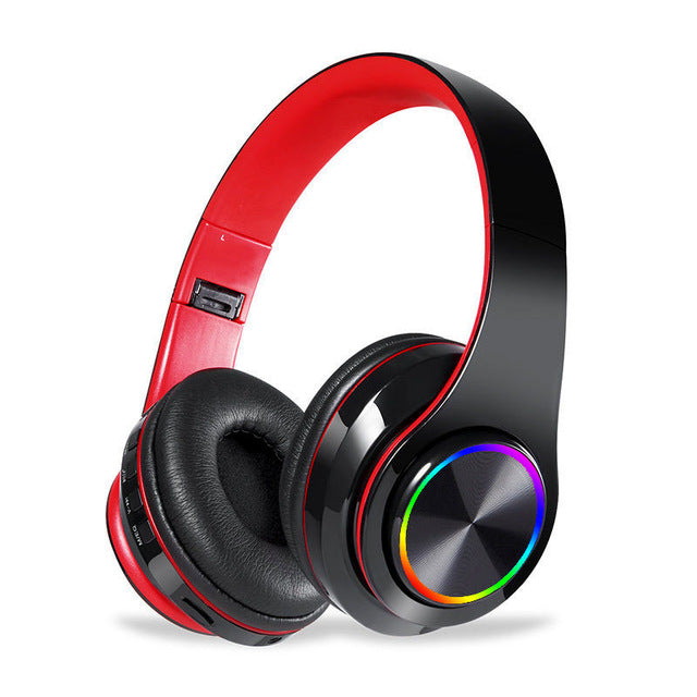 B39 Colorful Light Bluetooth 5.0 Headsets 04 - Tophatter Daily Deals