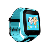 Kids Smartwatch gps watches blood pressure monitor SIM Card Call Tracker Child Camera SOS Anti-lost smart watches for children PEACOCK BLUE - Tophatter Daily Deals