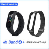 Global Version Xiaomi Mi Band 4 Smart Bracelet Miband 4 Multi language Fitness Wristband 50M 5ATM Waterproof Fitness Smartbrand GB Black Metal Strap - Tophatter Daily Deals