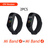 Global Version Xiaomi Mi Band 4 Smart Bracelet Miband 4 Multi language Fitness Wristband 50M 5ATM Waterproof Fitness Smartbrand CN Version 2PCS - Tophatter Daily Deals