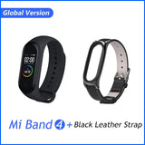 Global Version Xiaomi Mi Band 4 Smart Bracelet Miband 4 Multi language Fitness Wristband 50M 5ATM Waterproof Fitness Smartbrand GB Black Leather - Tophatter Daily Deals