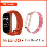 Global Version Xiaomi Mi Band 4 Smart Bracelet Miband 4 Multi language Fitness Wristband 50M 5ATM Waterproof Fitness Smartbrand CN Orange Pink M. - Tophatter Daily Deals