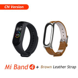 Global Version Xiaomi Mi Band 4 Smart Bracelet Miband 4 Multi language Fitness Wristband 50M 5ATM Waterproof Fitness Smartbrand CN Add Brown Leather - Tophatter Daily Deals