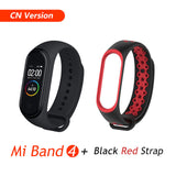 Global Version Xiaomi Mi Band 4 Smart Bracelet Miband 4 Multi language Fitness Wristband 50M 5ATM Waterproof Fitness Smartbrand CN Add Black Red - Tophatter Daily Deals