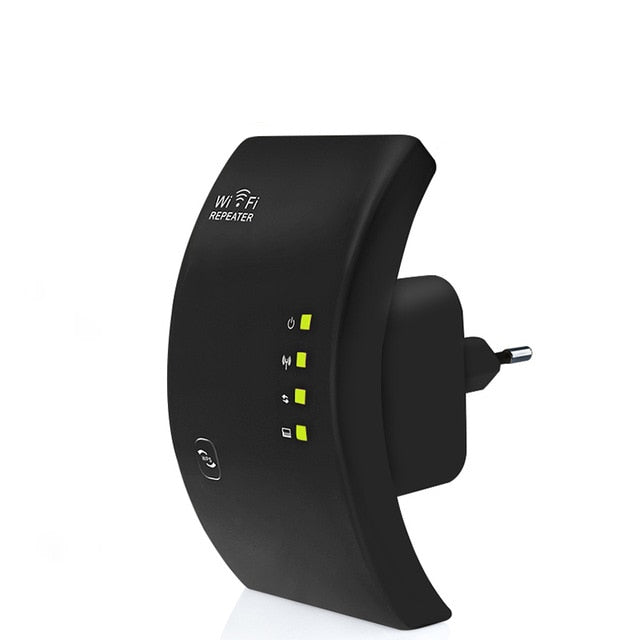 EASYIDEA Wireless WIFI Repeater 300Mbps Wifi Extender Long Range Wi fi Signal Amplifier Wi-fi Booster Access Point Wlan Repiter Black - Tophatter Daily Deals