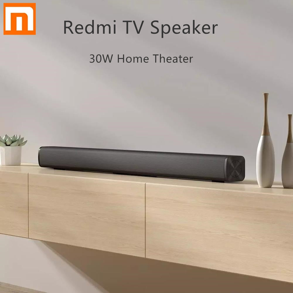 Xiaomi Redmi TV Bar Speaker Wired and Wireless 30W Bluetooth 5.0 Home Surround SoundBar Stereo for PC Theater Aux 3.5mm - Tophatter Daily Deals