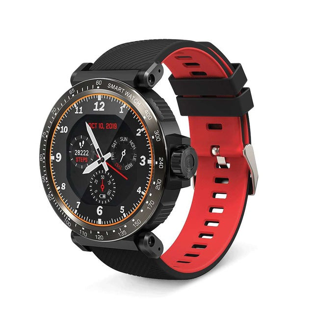 BlitzWolf BW-AT1 Smart Watch Dymanic UI Fitness Tracker Heart Rate Blood Pressure Oxygen Monitor Smartwatch Men Women Wristband Red - Tophatter Daily Deals