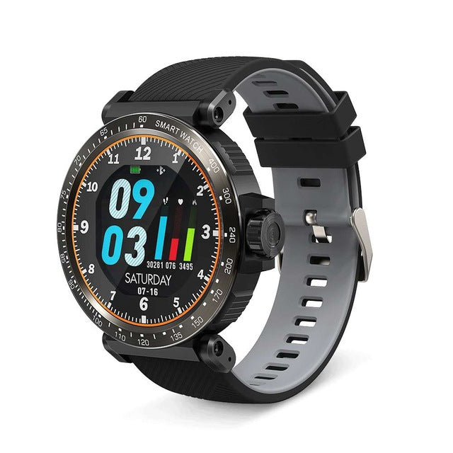 BlitzWolf BW-AT1 Smart Watch Dymanic UI Fitness Tracker Heart Rate Blood Pressure Oxygen Monitor Smartwatch Men Women Wristband Grey - Tophatter Daily Deals