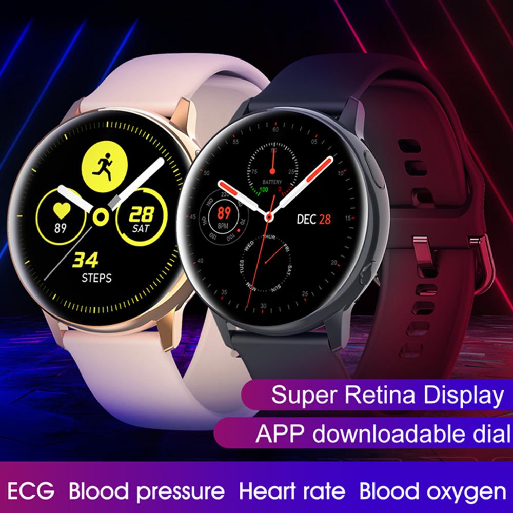 SG2 Plus Full Touch Amoled 390*390 HD Screen ECG Smart Watch Men Wireless Charing IP68 Waterproof Heart Rate BT 5.1 SmartWatch - Tophatter Daily Deals