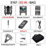 2020 New GPS Drone With Camera 5G WIFI FPV RC Foldable Quadcopter Drone 4K Off-Point Flying Gesture Photos Video Helicopter Toy GPS 5G 4K - Tophatter Daily Deals