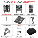 2020 New GPS Drone With Camera 5G WIFI FPV RC Foldable Quadcopter Drone 4K Off-Point Flying Gesture Photos Video Helicopter Toy GPS 5G 4K 2B - Tophatter Daily Deals