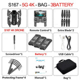2020 New GPS Drone With Camera 5G WIFI FPV RC Foldable Quadcopter Drone 4K Off-Point Flying Gesture Photos Video Helicopter Toy GPS 5G 4K 3B - Tophatter Daily Deals