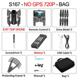 2020 New GPS Drone With Camera 5G WIFI FPV RC Foldable Quadcopter Drone 4K Off-Point Flying Gesture Photos Video Helicopter Toy NoGps 720P Bag - Tophatter Daily Deals