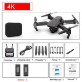 SHAREFUNBAY E88 pro drone 4k HD dual camera visual positioning 1080P WiFi fpv drone height preservation rc quadcopter 4K 2B - Tophatter Daily Deals