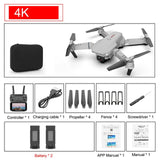 SHAREFUNBAY E88 pro drone 4k HD dual camera visual positioning 1080P WiFi fpv drone height preservation rc quadcopter 4K 2B 2 - Tophatter Daily Deals