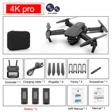 SHAREFUNBAY E88 pro drone 4k HD dual camera visual positioning 1080P WiFi fpv drone height preservation rc quadcopter 4K pro 3B - Tophatter Daily Deals