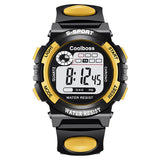 Children Watch Sport Kids Watches Silicone Strap Waterproof LED Digital Watch For Kid Children Student Girl Boy Wristwatch Clock Yellow - Tophatter Daily Deals
