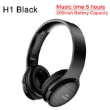 AWI H1 Pro Bluetooth Headphones Wireless Earphone Over-ear Noise HiFi Stereo Canceling Gaming Headset with Mic Support TF Card H1 Black CHINA - Tophatter Daily Deals