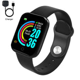 Fashion Square Smartwatch Women Waterproof Sport Watch Electronic Ladies Wrist Watch For Andriod Ios Female Smart watch Clock Y68s balck - Tophatter Daily Deals