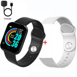 Fashion Square Smartwatch Women Waterproof Sport Watch Electronic Ladies Wrist Watch For Andriod Ios Female Smart watch Clock Y68s b add strap - Tophatter Daily Deals