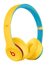 Beats Solo 3 On-Ear Wireless Bluetooth Headphones Gaming Sport Headset Deep Bass Earphone Hands-free with Mic Beats By Dre Solo3 Club yellow - Tophatter Daily Deals
