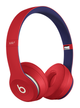 Beats Solo 3 On-Ear Wireless Bluetooth Headphones Gaming Sport Headset Deep Bass Earphone Hands-free with Mic Beats By Dre Solo3 Club red - Tophatter Daily Deals