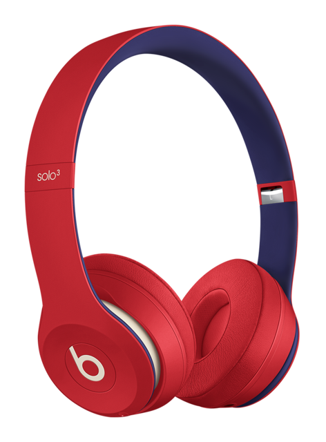 Beats Solo 3 On-Ear Wireless Bluetooth Headphones Gaming Sport Headset Deep Bass Earphone Hands-free with Mic Beats By Dre Solo3 Club red - Tophatter Daily Deals