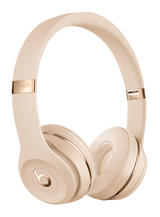Beats Solo 3 On-Ear Wireless Bluetooth Headphones Gaming Sport Headset Deep Bass Earphone Hands-free with Mic Beats By Dre Solo3 Satin gold - Tophatter Daily Deals