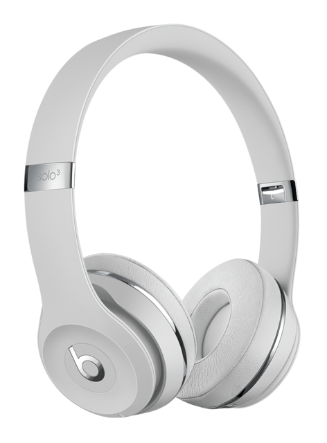 Beats Solo 3 On-Ear Wireless Bluetooth Headphones Gaming Sport Headset Deep Bass Earphone Hands-free with Mic Beats By Dre Solo3 Satin Silver - Tophatter Daily Deals