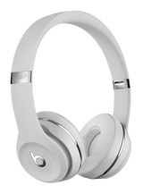 Beats Solo 3 On-Ear Wireless Bluetooth Headphones Gaming Sport Headset Deep Bass Earphone Hands-free with Mic Beats By Dre Solo3 Satin Silver - Tophatter Daily Deals