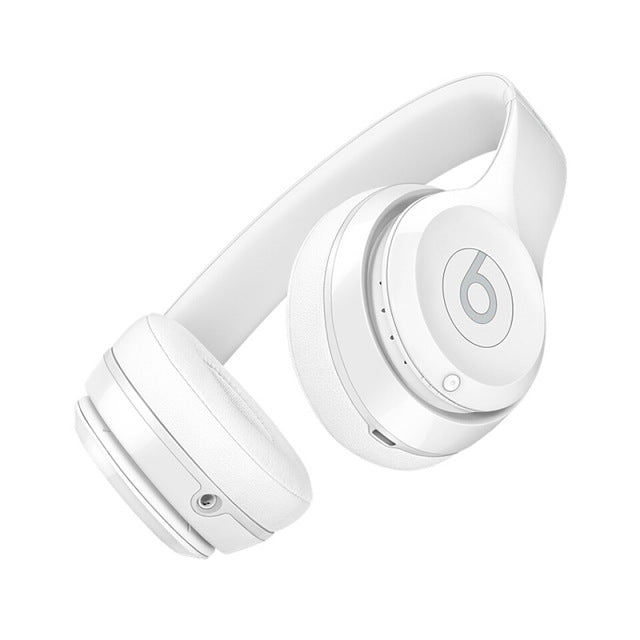 Beats Solo 3 On-Ear Wireless Bluetooth Headphones Gaming Sport Headset Deep Bass Earphone Hands-free with Mic Beats By Dre Solo3 white - Tophatter Daily Deals