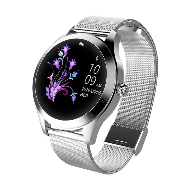 SG2 Plus Full Touch Amoled 390*390 HD Screen ECG Smart Watch Men Wireless Charing IP68 Waterproof Heart Rate BT 5.1 SmartWatch KW10 Silver Steel - Tophatter Daily Deals