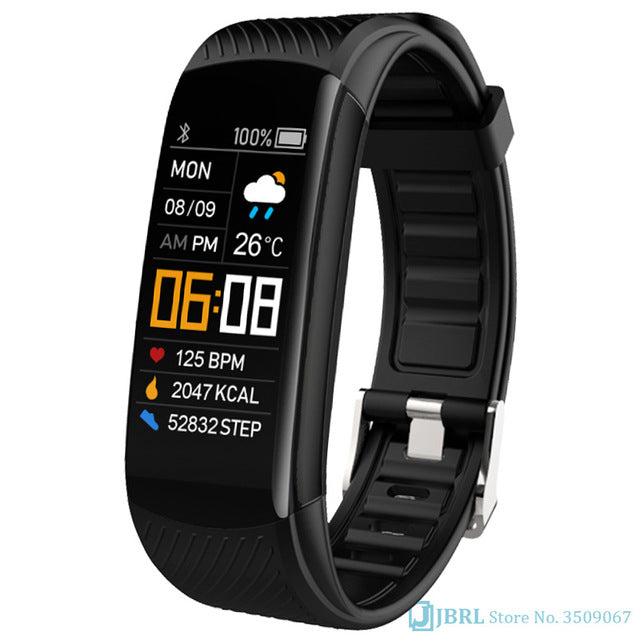 Fashion Sport Smart Watch Women Men Ladies Wrist Watch For Andriod Ios Smart Clock Fitness Tracker Waterproof Smartwatch hours black 1 - Tophatter Daily Deals