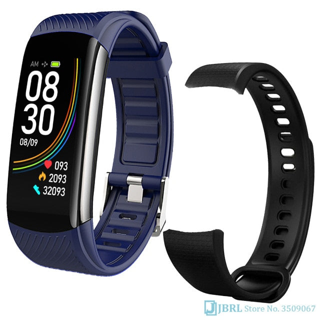 Fashion Sport Smart Watch Women Men Ladies Wrist Watch For Andriod Ios Smart Clock Fitness Tracker Waterproof Smartwatch hours blue add strap - Tophatter Daily Deals