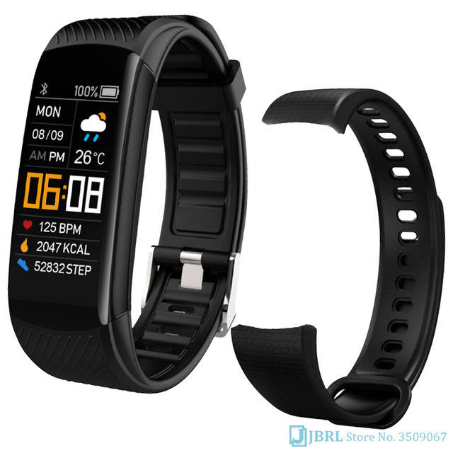 Fashion Sport Smart Watch Women Men Ladies Wrist Watch For Andriod Ios Smart Clock Fitness Tracker Waterproof Smartwatch hours black add strap - Tophatter Daily Deals