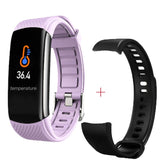 Fashion Sport Smart Watch Women Men Ladies Wrist Watch For Andriod Ios Smart Clock Fitness Tracker Waterproof Smartwatch hours C6T P1 add strap - Tophatter Daily Deals
